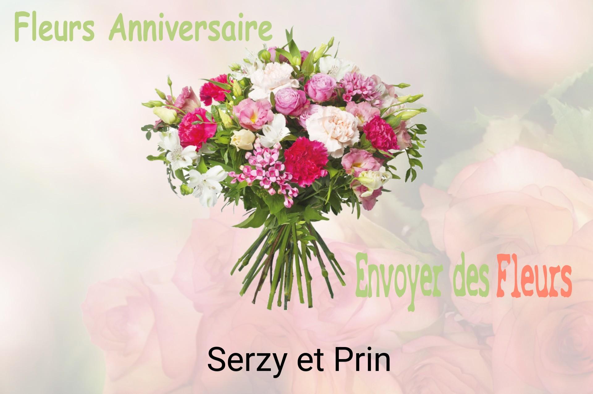 Bouquet de fleurs d’anniversaire livré à Serzy-et-Prin