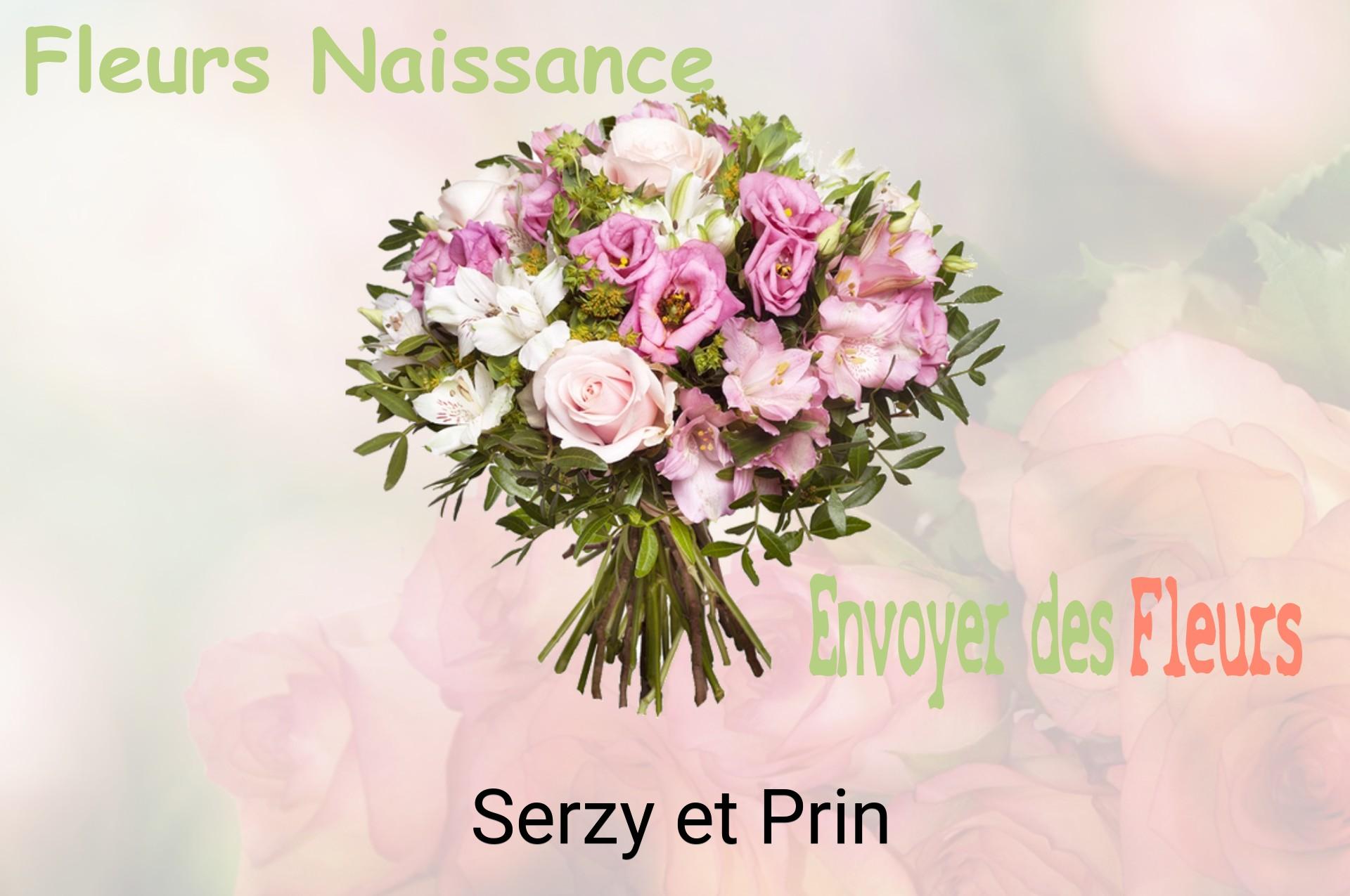Bouquet de fleurs de naissance livré à Serzy-et-Prin